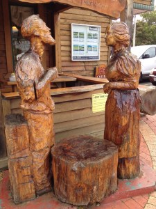 Wooden sculptures - Geeveston, Tassie
